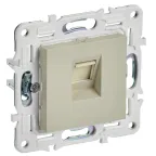 SKANDY Розетка компьютерная RJ45 кат.6 SK-K02B бежевый IEK