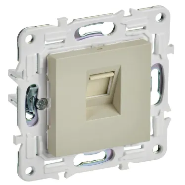 SKANDY Розетка компьютерная RJ45 кат.6 SK-K02B бежевый IEK