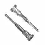 Клемма плоская штекер 1.5 мм 0.5-1 кв мм (РП-п 1.0-(1.5)), REXANT