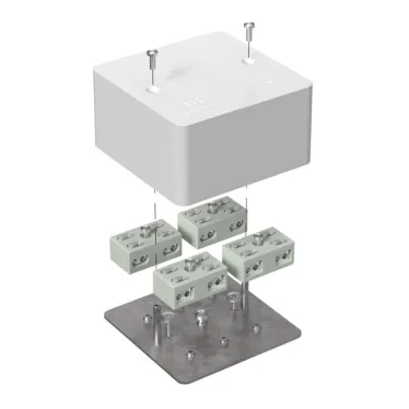 Коробка огнестойкая разветвительная для кабель-канала 40-0460-FR6.0-4-8-Р Е15-Е60 85х85х45