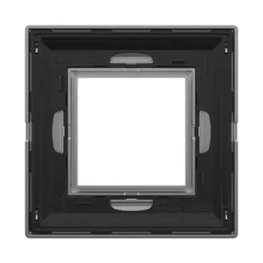 Рамка из металла, ''Avanti'', светло-серебристая, 2 модуля