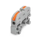 СМК на DIN - рейку сечение 0,08 - 4 мм2 1-проводная серая (25 шт/уп) Промрукав