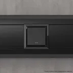 Avanti Инвертор одноклавишный модульный Черный матовый 2 модуля (Переключатель сх.7)