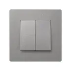 Клавиша двойная, Scudo, серый