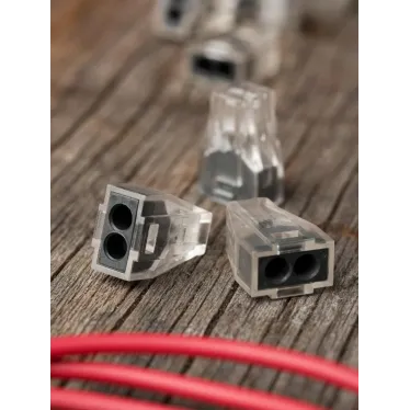 Клемма строительно-монтажная СМК модель 102 2 отверстия 1.0-2.5мм2 (100шт) PROxima