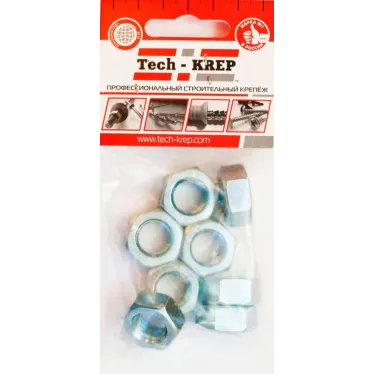 Гайка DIN934 М14 шестигранная оцинкованная (8 шт)