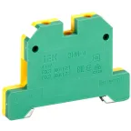 Клемма ЗНИ-4 мм.кв. ЗЕМЛЯ желто-зеленая