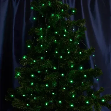 Гирлянда линейная LED зеленый 6м с контроллером