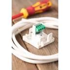 Розетка RJ-11 (ширина 2 модуля)