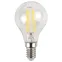 Лампа светодиодная филаментная F-LED P45-7W-827-E14 (филамент, шар, 7Вт, тепл, E14 (10/100/2400)