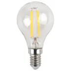 Лампа светодиодная филаментная F-LED P45-7W-827-E14 (филамент, шар, 7Вт, тепл, E14 (10/100/2400)