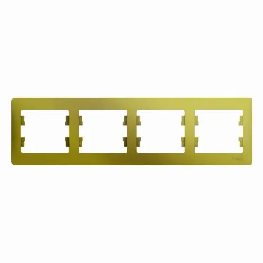 GLOSSA рамка 4-постовая горизонтальная фисташковый