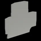 Крышка для двухуровневой клеммы на 4 кв.мм