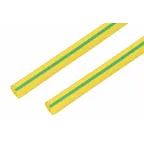 Термоусаживаемая трубка 25,0 12,5 мм, желто-зеленая, упаковка 10 шт. по 1 м, REXANT