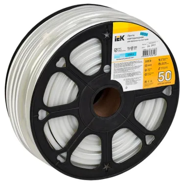 Лента светодиодная ''неон'' 50м LSR-2835W120-9,6-IP67-220В IEK