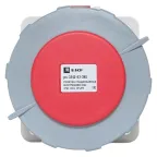 Розетка стационарная внутренняя 3342 3Р+РЕ 63А 380В IP67 PROxima