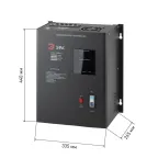 Стабилизатор напряжения настенный СННТ-10000-Ц цифровой дисплей 140-260В/220/В, 10000ВА