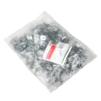 Скоба металлическая двухлапковая d21-22мм (100шт) PROxima