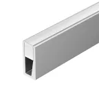 Профиль с экраном ALU-NANO-6-2000 ANOD+SILICONE (ARL, Алюминий)