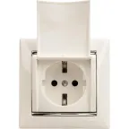 VALENA Рамка 1 пост жемчужная