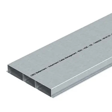 Кабельный канал для заливки в стяжку EUK 2000x250x38 мм (сталь)