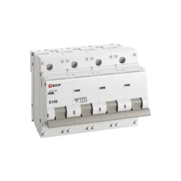 Автоматический выключатель ВА 47-100 4P 100А (D) 10kA PROxima