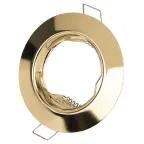 Светильник штампованный MR16,12V/220V, 50W золото ST3 GD