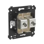 Avanti Компьютерная розетка RJ-45 без шторки в стену кат.5e двойная экранированная Ванильная дымка