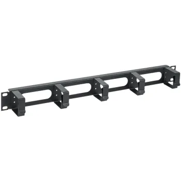 Органайзер кабельный 19 дюйм 1U 5 колец черный