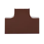 Угол T-образный (16х16) (4 шт) Plast под темное дерево