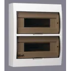 Щит распределительный навесной ЩРн-П-24 IP41 пластиковый прозрачная дверь