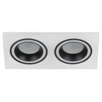 Встраиваемый светильник декоративный DK92 WH/BK MR16/GU5.3 белый/черный