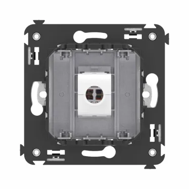 Avanti Компьютерная розетка RJ-45 без шторки в стену, кат.6 одинарная, Закаленная сталь