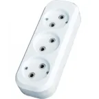 Колодка 3 гнезда без заземления 10А Эксперт