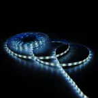 Лента светодиодная LED 2835/60-SMD 6 Вт/м 600 лм/м 3000К DC 12В IP65 8мм комплект лента и драйвер (блистер 5м) Basic Gauss