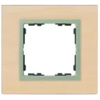 Рамка на 4 поста, S82N, клен - шампань (дерево)