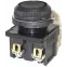 Выключатель кнопочный КЕ-181 У2 исп.2, черный, 1з+1р, цилиндр, IP54, 10А, 660В