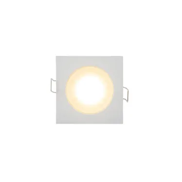 Светильник встраиваемый влагозащ. IP44 50 Вт GU10 бел. алюм. DENKIRS DK3014-WH