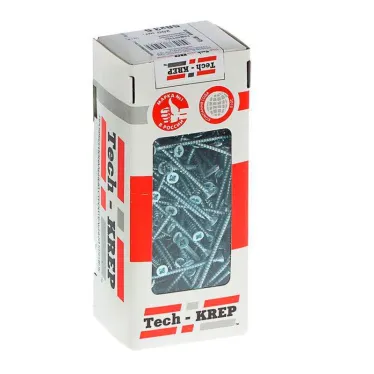 Шуруп универсальный 3,5х50 потайная головка, остроконечный, оцинкованный (200шт) - коробка