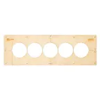 Шаблон для подрозетников c 5 отв. диам. 68 мм Expert
