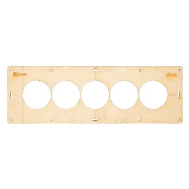 Шаблон для подрозетников c 5 отв. диам. 68 мм Expert