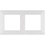 Valena LIFE Рамка 2 поста белая универсальная