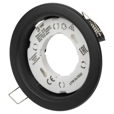 Светильник встраиваемый под лампу GX53 KL35 SBK (к) черный матовый