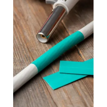 Трубка термоусаживаемая ТУТ нг 16/8 зелёная рулон PROxima