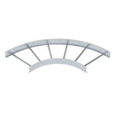 Угловая секция 90° лестничного лотка 110х600 мм R-500 мм