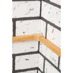 Угол внутренний (20х10) (4 шт) Plast под светлое дерево