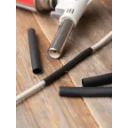 Термоусаживаемая трубка ТУТк с клеевым слоем нг 9/3 черная в отрезках по 1м PROxima