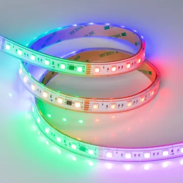 Лента герметичная DMX-PS-B60-15mm 24V RGB-PX6 (15W/m, IP67, 5060, 5m) (Arlight, -)