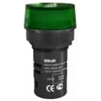 Лампа ADDS 22мм зеленая LED 220В