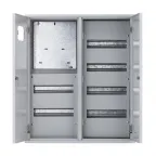Корпус металлический учетный навесной 2-дверный 680х585х160 3-фазный 72 модуля IP31 ЩРУН-3/72